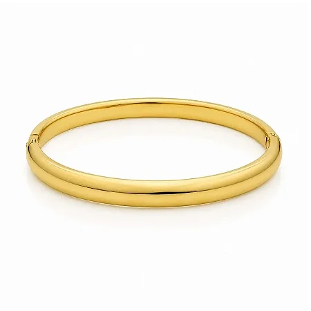 BRACELETE ABAULADO SLIM B. OURO 18K