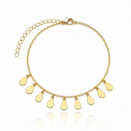 PULSEIRA BOREAL MEDALHAS B. OURO 18K