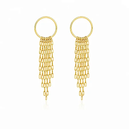 BRINCO SILLAGE FRANJA B. OURO 18K