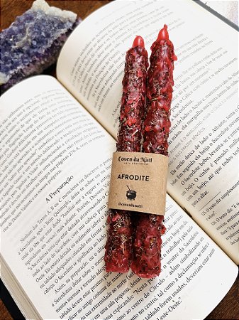 2 Velas Ritualísticas Afrodite