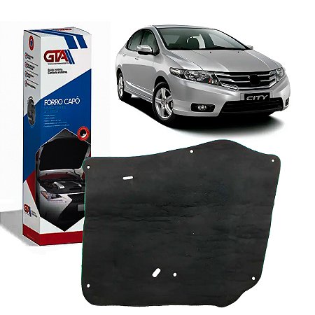 Forro Manta Do Capô Anti Ruído e Chamas Honda City 2009 A 2014