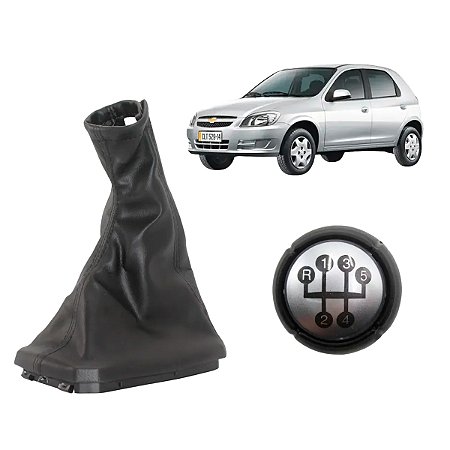 Kit Coifa Manopla Celta 2001 Até 2011 Preto com Lente Prata