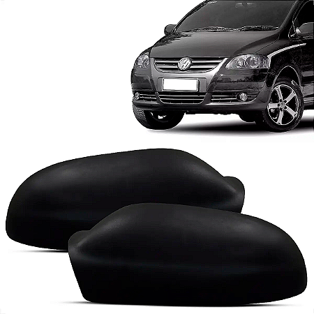 Capa Retrovisor Fox 2003 Até 2009 Preto