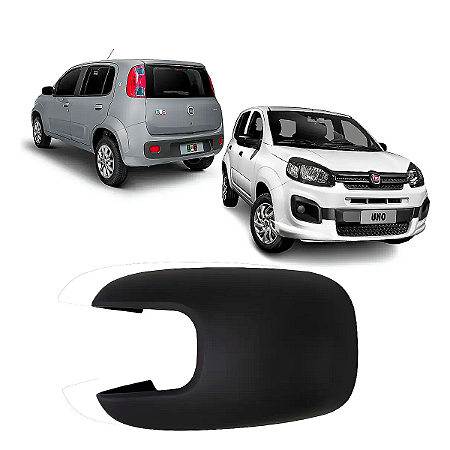 Capa Retrovisor Uno Way Vivace 2010 Até 2018 Preto