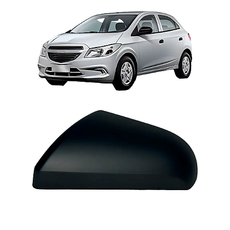 Capa Retrovisor Onix Prisma 2013 Até 2019 Preto