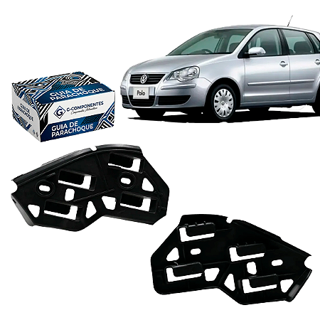 Guia Parachoque Dianteiro Polo Hatch Sedan 2007 2008 2009 2010 2011