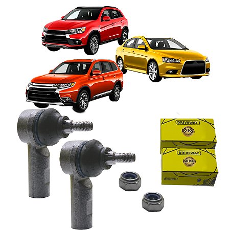 Par Terminal de Direção Outlander ASX Lancer 2011 Até 2019