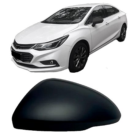 Capa Retrovisor Cruze 2017 2018 2019 2020 2021 Preto Fosco Com Pisca