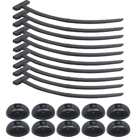 Kit 10 Abraçadeiras Nylon Automática Universal Reparos Rápidos