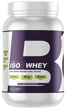 WHEY ISOLADO 4BODY 900g – Zero Lactose e Zero Açúcar