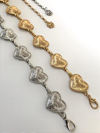 Cinto Corrente Coração Barbara Ref. 1510