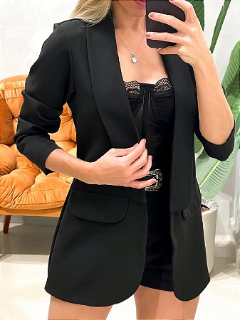 Max Blazer em Alfaiataria com Lapela Simone Ref. 1557