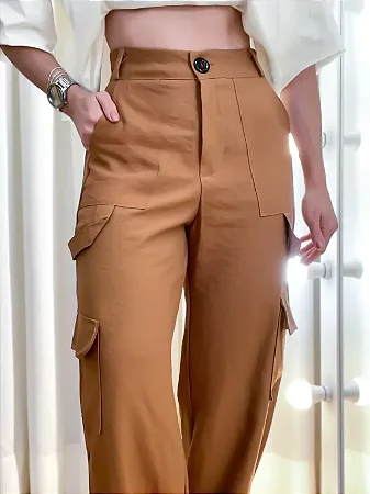 Calça em Alfaiataria Marrant Cargo Verena Ref. 1068