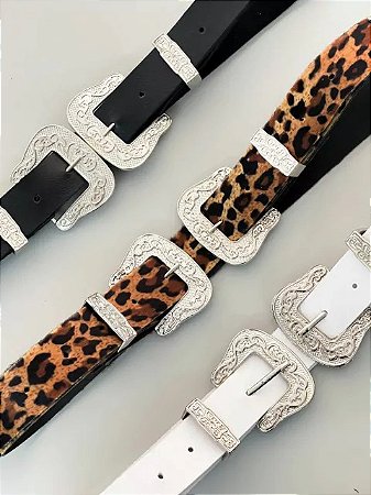 Cinto Feminino Fivela Dupla Cléo ref.682
