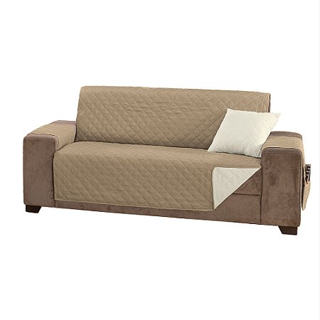 Protetor de Sofá Padrão 4 Lugares Manu 100% Poliéster