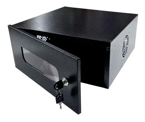 Mini Rack 15 Com Chave P/ Dvr Servidor Rede Modem Roteador