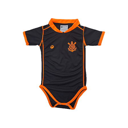 Body Polo Corinthians para Bebê Oficial | Bebê Mania