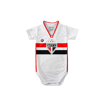 Body São Paulo para Bebê Oficial Torcida Baby Licenciado