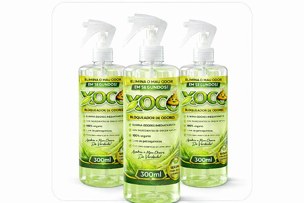 XOCÔ 300 ML - BLOQUEADOR DE ODORES - FARDO 6 UND
