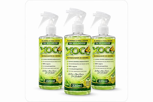 XOCÔ 220 ML - BLOQUEADOR DE ODORES - FARDO 6 UND