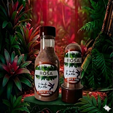 RAPÉ INDIGENA ROSA - FEITIO ACRE