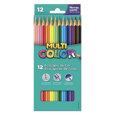 Lápis de Cor 12 Cores 11.1200N- Multicolor