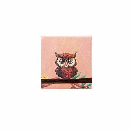 Bloco 8x8cm - Coruja 01
