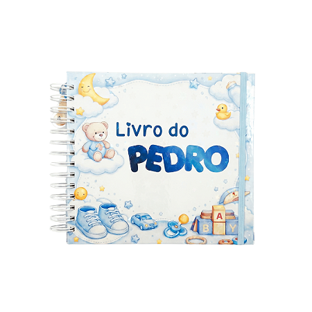 Diário de bebê (20x22,5cm) - Menino 01