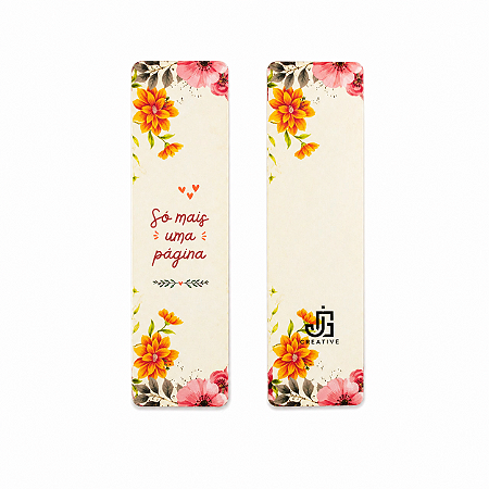 Marca Páginas Simples - Floral 01