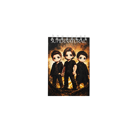 Bloco A6 (11x15,5cm) - Series - Supernatural 01