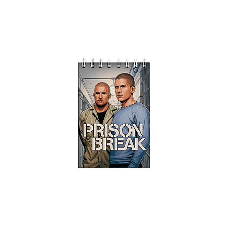 Bloco A6 (11x15,5cm) - Series - Prison Break 01