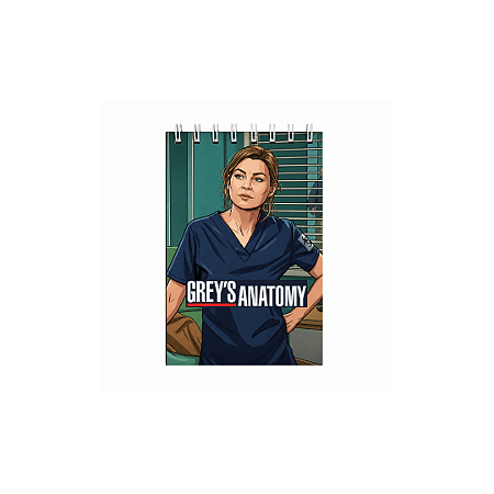 Bloco A6 (11x15,5cm) - Series - Grey's Anatomy 01