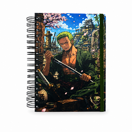 Caderno A5 - One Piece Zoro