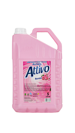 LIMPADOR PERFUMADO C/ ÁLCOOL - Attivo - 5L