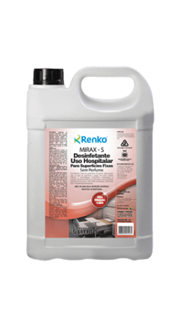 DESINFETANTE HOSPITALAR MIRAX S - Renko - 5L