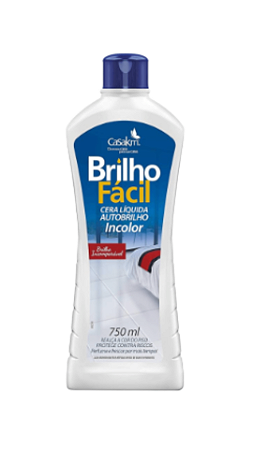 CERA LÍQUIDA INCOLOR - Brilho Fácil - 750mL