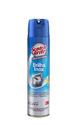 BRILHA INOX PROFISSIONAL - Scotch Brite - 400mL