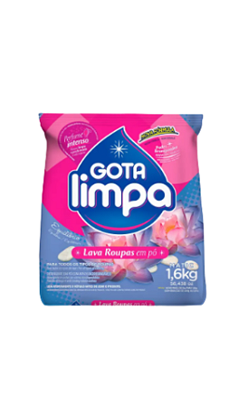 LAVA ROUPAS EM PÓ EQUILÍBIRO - Gota Limpa - 1.6Kg