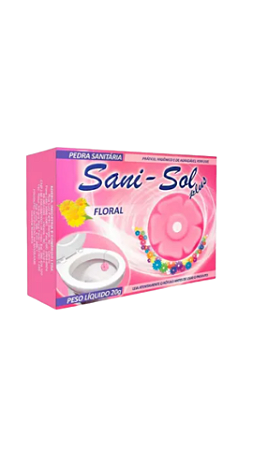 PEDRA SANITÁRIA FLORAL - Sani Sol - 20g