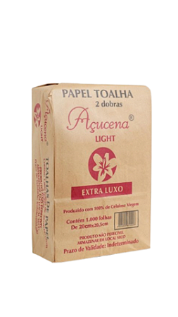 PAPEL TOALHA LIGHT - Açucena - 6000 folhas