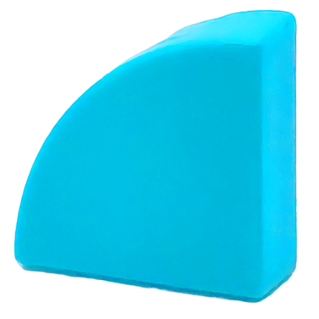 LEGO® Tile, Round 1 x 1 Quarter - NOVO - Original - cod 252698 - Medium Azure