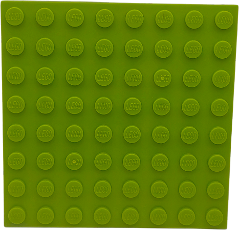 LEGO® Plate 8x8 - NOVO - Original - Lime