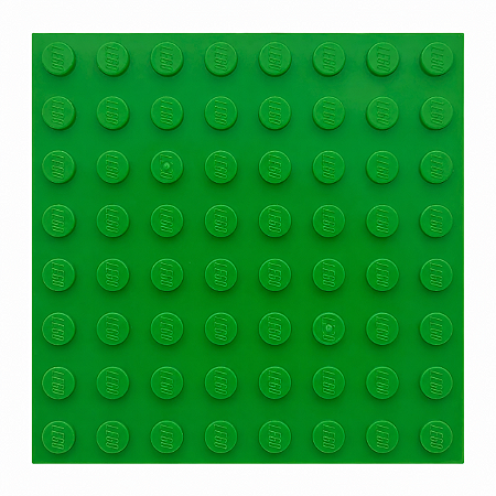 LEGO® Plate 8 x 8 Bright Green NOVO Original | PiraBloco® PB00009