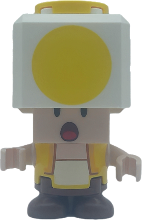 LEGO® Yellow Toad - Surprised - NOVO - Original - PB00028