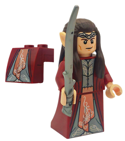 LEGO® Elrond - Dark Red Robe - NOVA - Original - PB00031