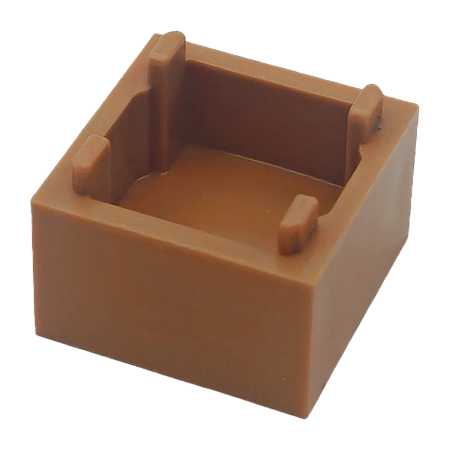 LEGO® Container 2 x 2 x 1 - Medium Nougat - NOVO - Original - PB00059