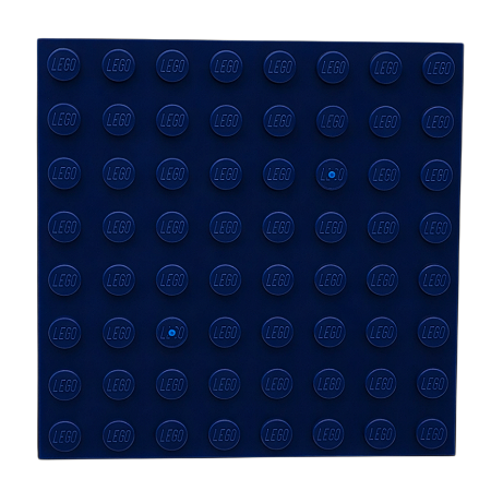 LEGO® Plate 8 x 8 - Dark Blue - NOVO - Original - PB00064