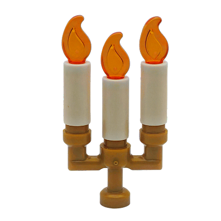 LEGO® Castiçal com 3 Velas Acesas - NOVO - Original - PB00107