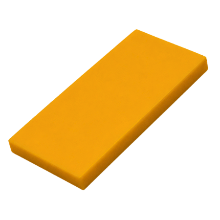 LEGO® Tile 2 x 4 - Bright Light Orange - NOVO - Original - PB00141