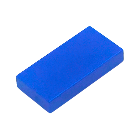 LEGO® Tile 1 x 2 - Blue - NOVO - Original - PB00143